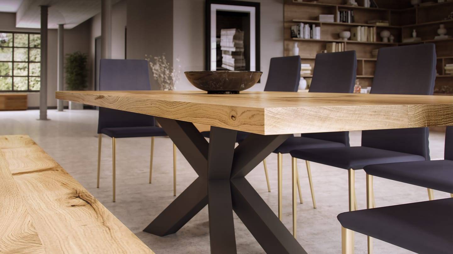 oak-and-steel-dining-tables-abacus-tables-Signature-style