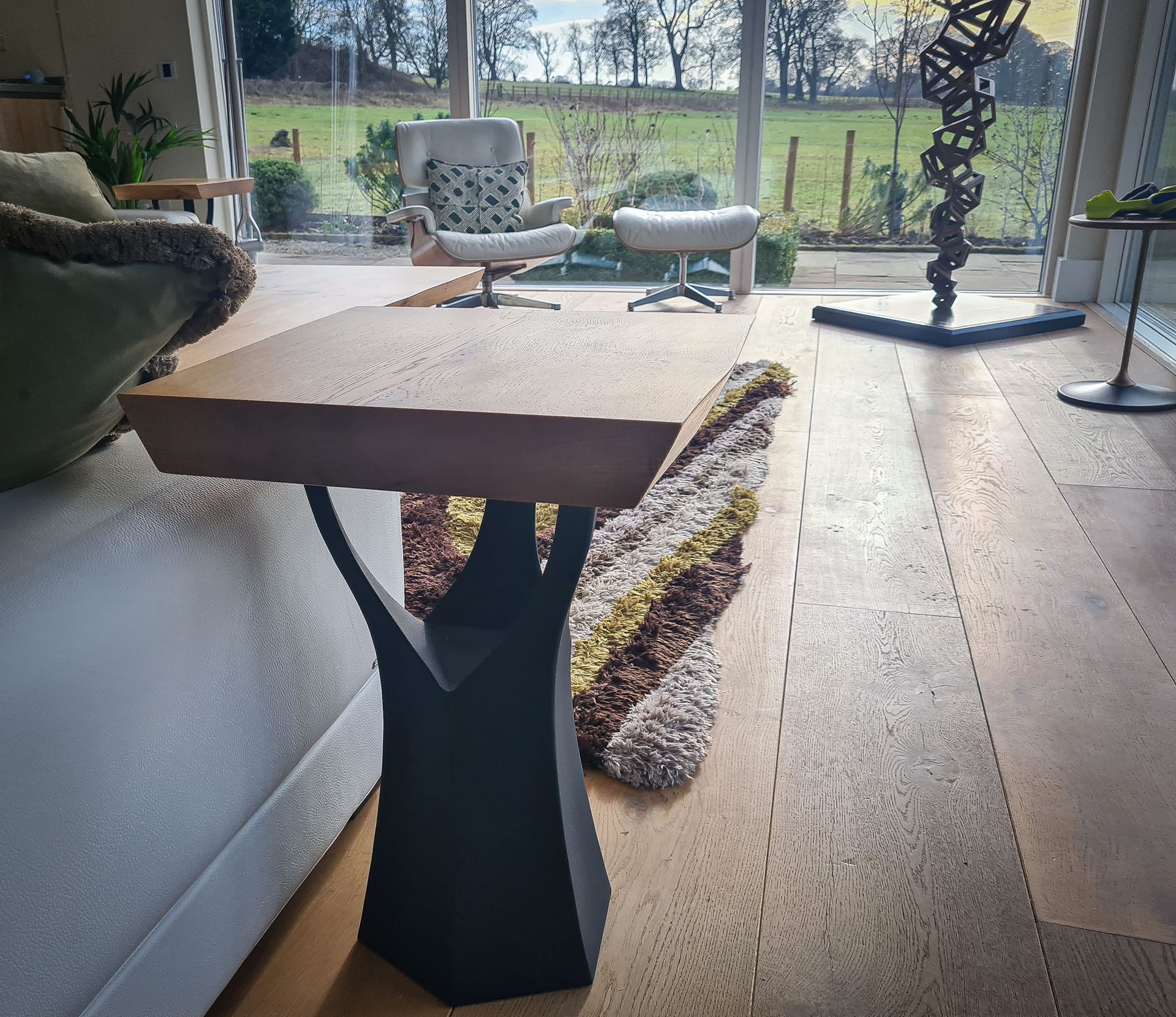 Baobab dining table with a 2800 x 1200mm Statement French Oak top, project 2225: Statement French Oak