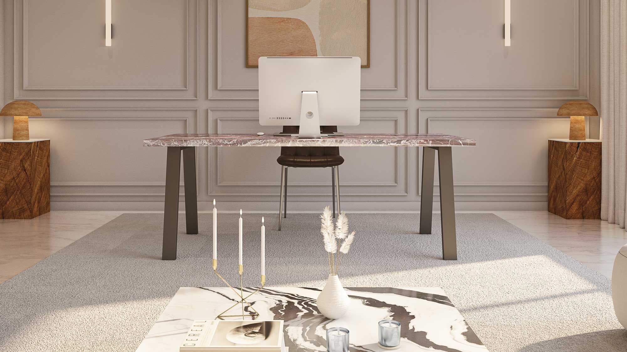 natural stone in interior design abacus tables