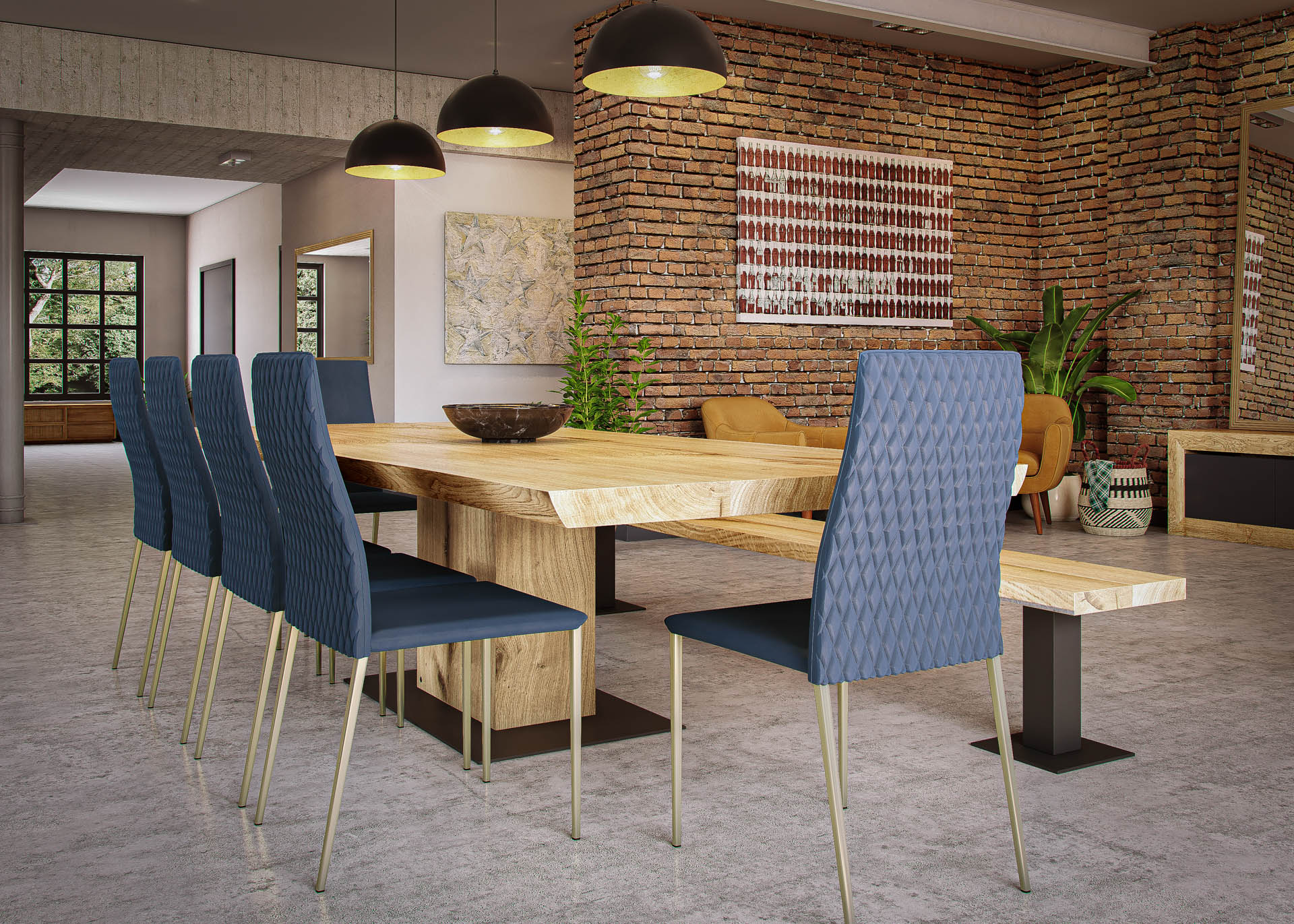 rook dining showcase statement oak abacus tables 1