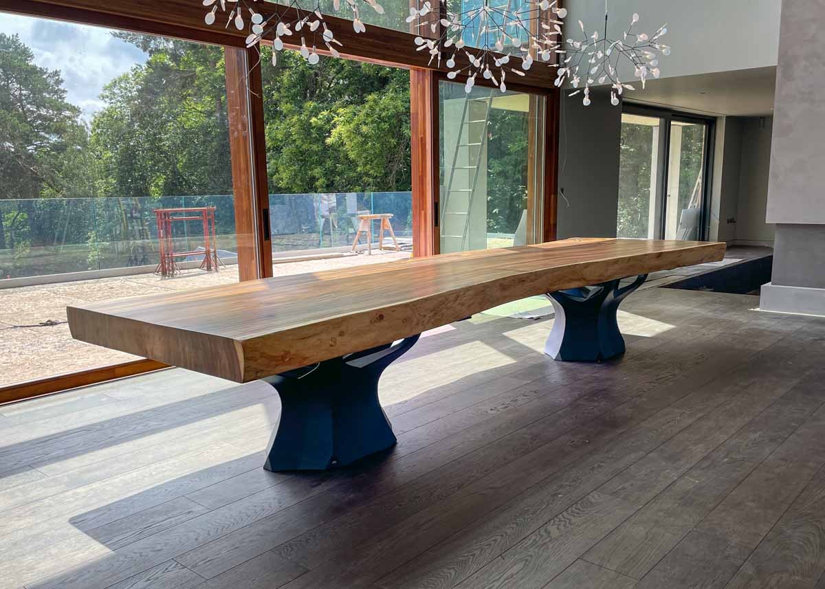 extra large 4500mm slab dining table 1321 image 2