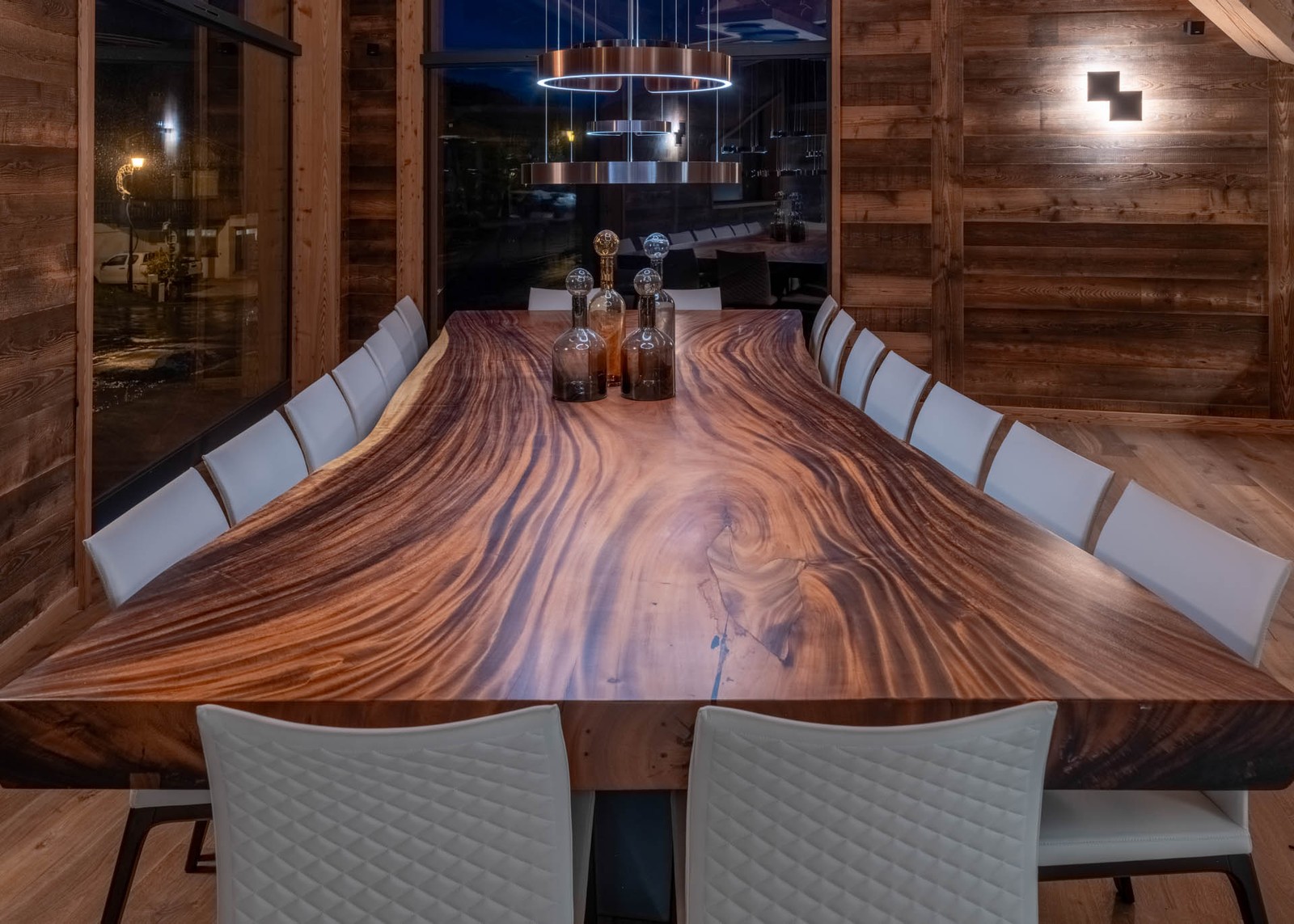 huge made to measure live edge slab dining table 18 Seater 2409 image 3