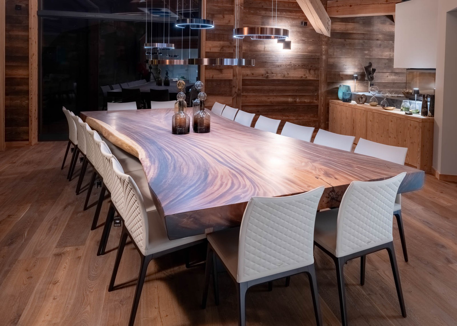 huge made to measure live edge slab dining table 18 Seater 2409 image 4