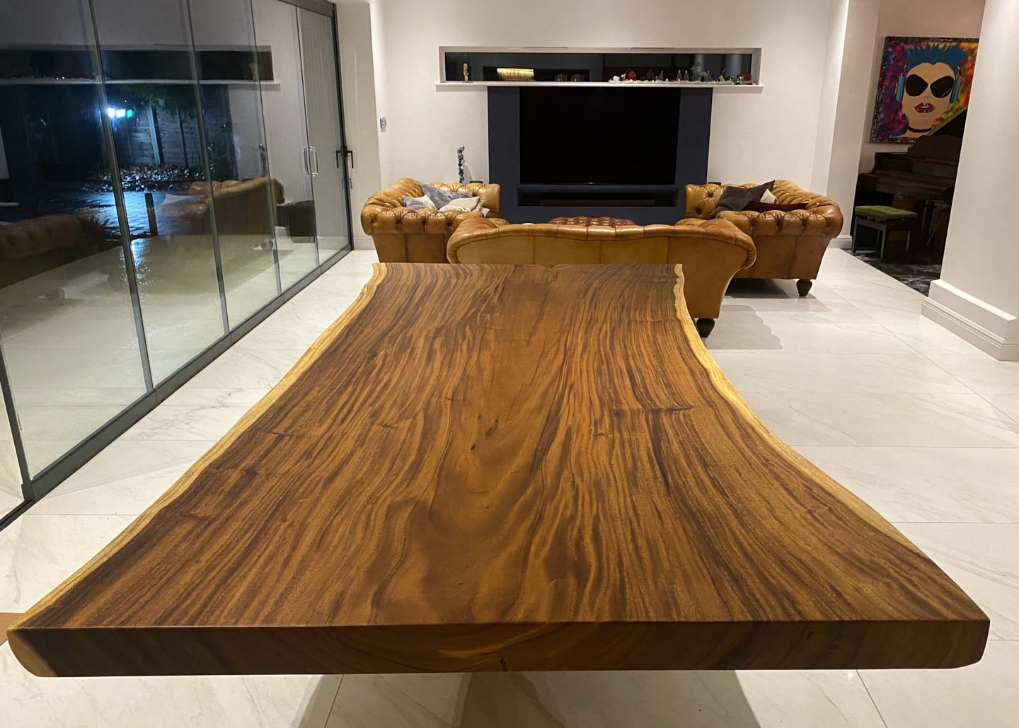 large live edge dining table 12 Seater 3069 image 2