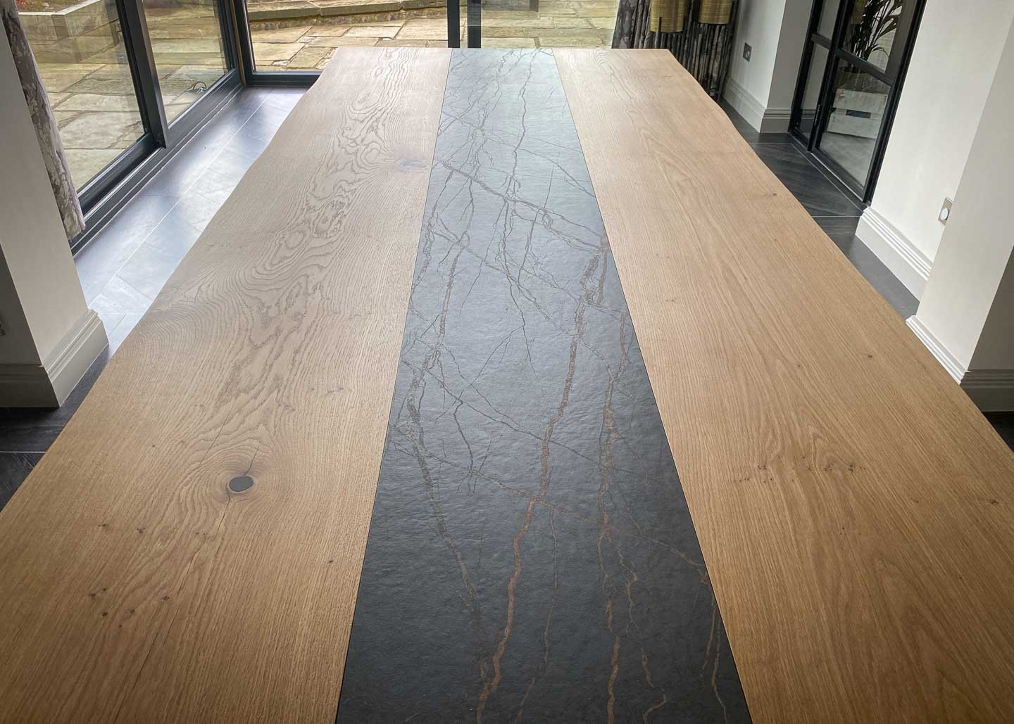live edge oak kitchen table forum 12 seater 2307 image 4