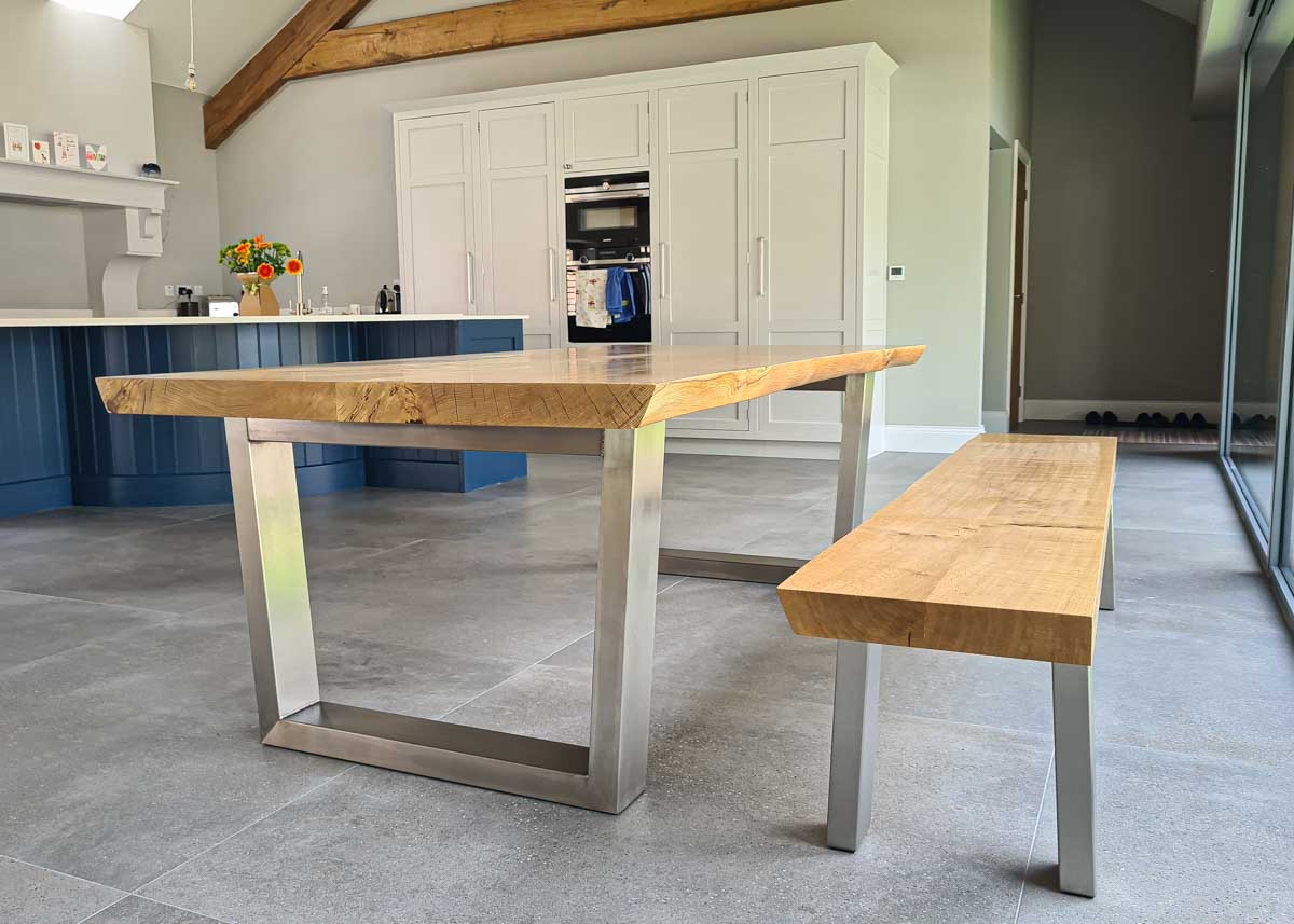 live edge oak slab dining table komodo 8 seater 1867 image 2