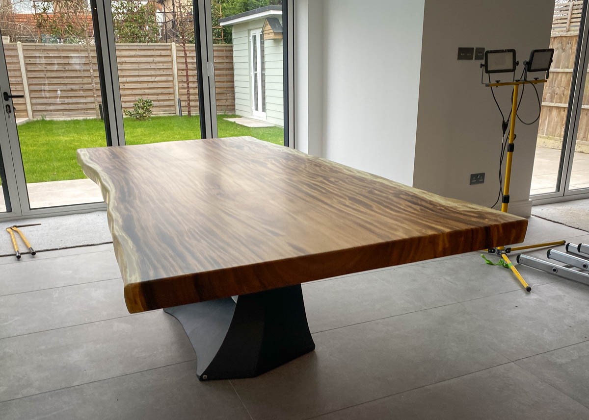 live edge suar dining table helix 8 seater 2637 image 3