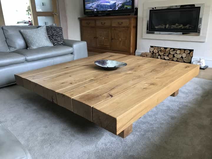Extra large coffee table project 472 Abacus Tables