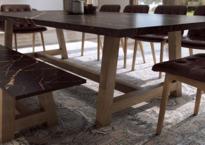 brunel dekton dining table with laurent dekton gallery feature