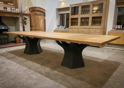 Double Baobab Dining Table Project 1414