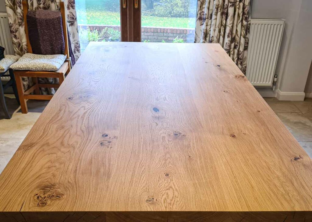 Large Oak Dining Table 5 Project 2175