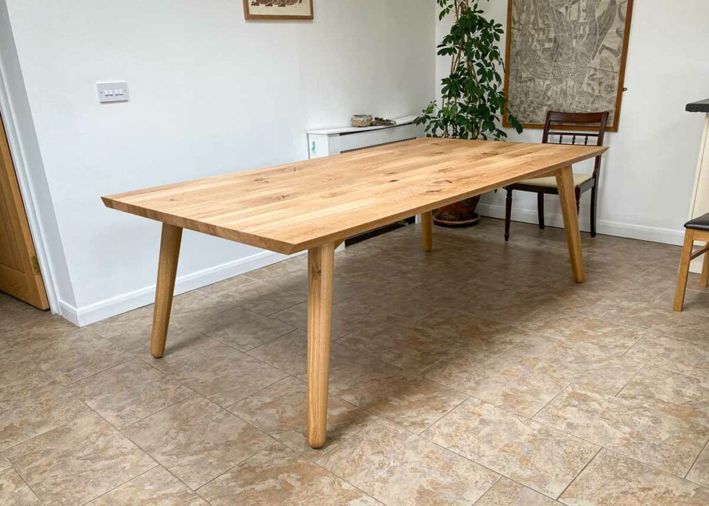 large oak dining table project 2302 3