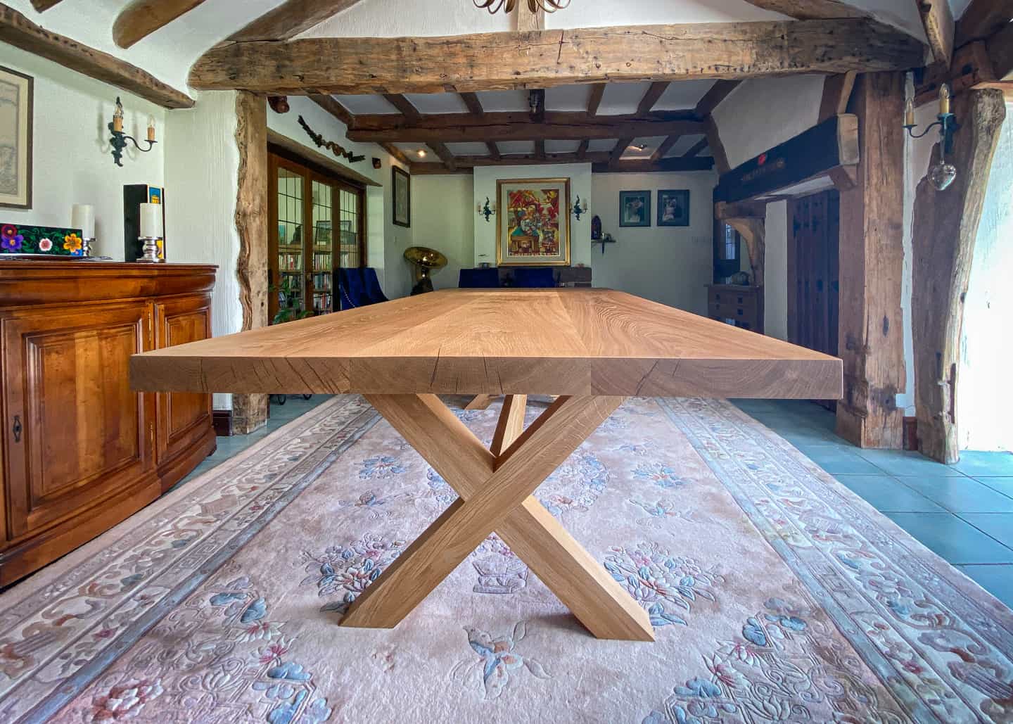 llarge oak farmhouse table-abacus-tables-project-1446 slide image