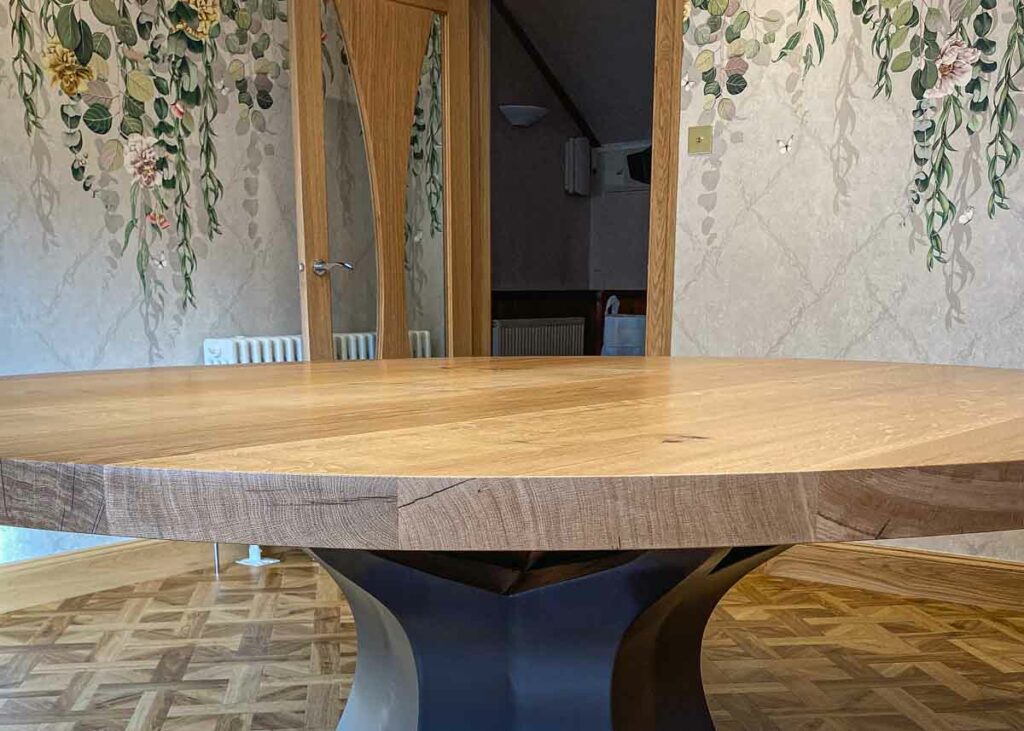 bespoke round dining table abacus tables project 1827 3