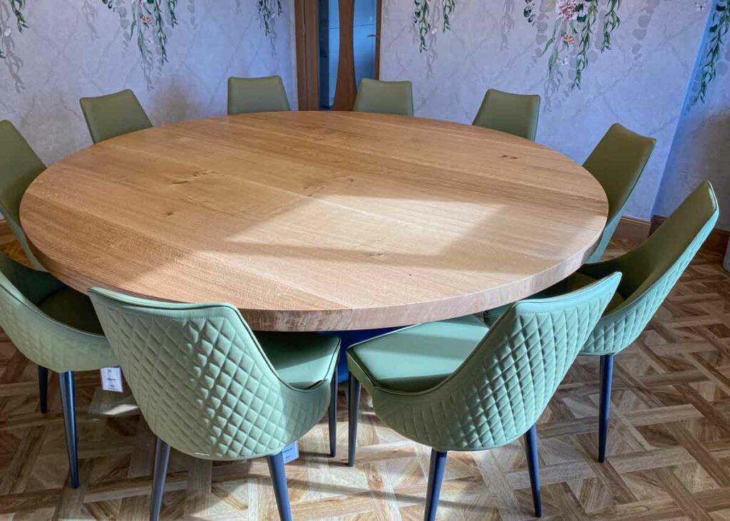 bespoke round dining table abacus tables project 1827 5