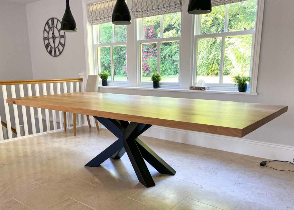 10 seater oak dining table project 2366 abacus tables 3