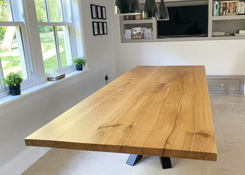 10 seater oak dining table project 2366 abacus tables 7