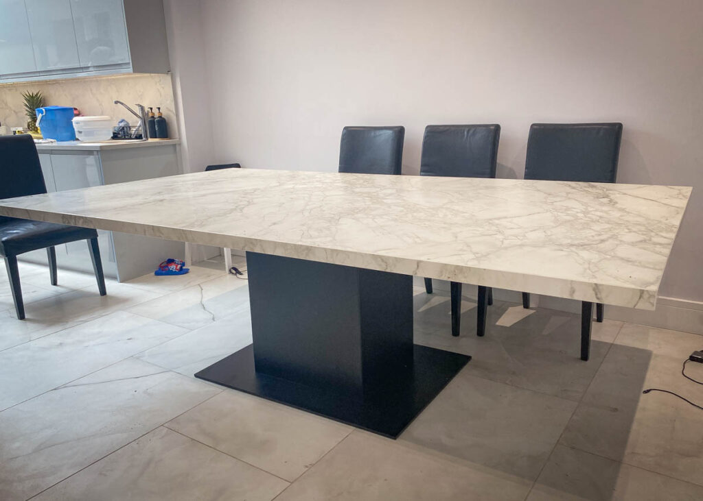 modern dekton dining table project 2423 abacus tables 4