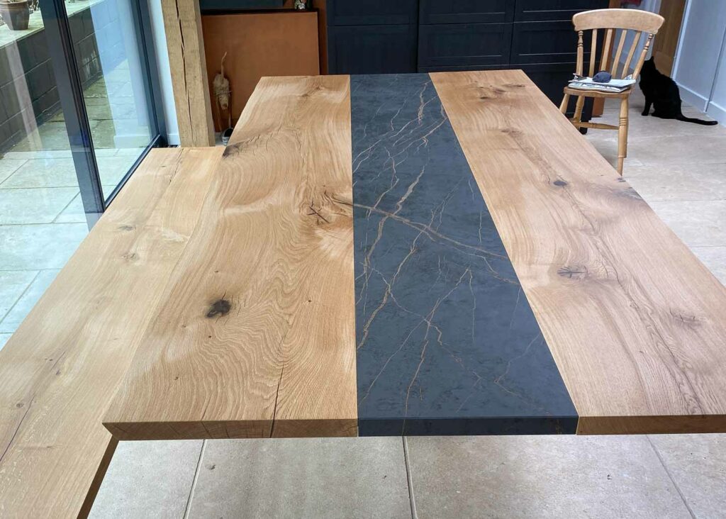 dekton and oak dining table project 2258 abacus tables 6