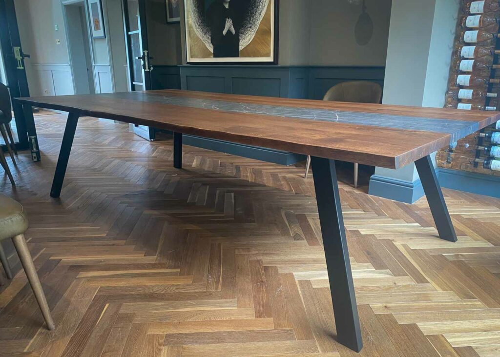bespoke dekton and oak dining table project 2359 abacus tables 3