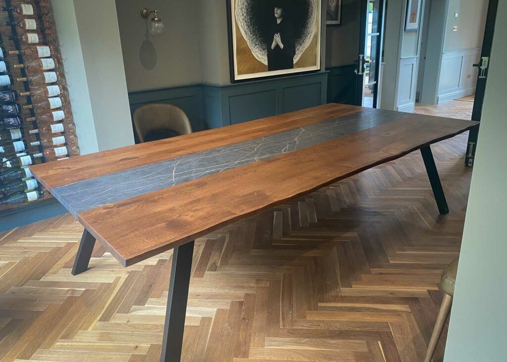 bespoke dekton and oak dining table project 2359 abacus tables 4