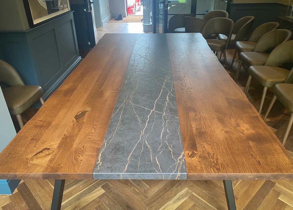 bespoke dekton and oak dining table project 2359 abacus tables 5
