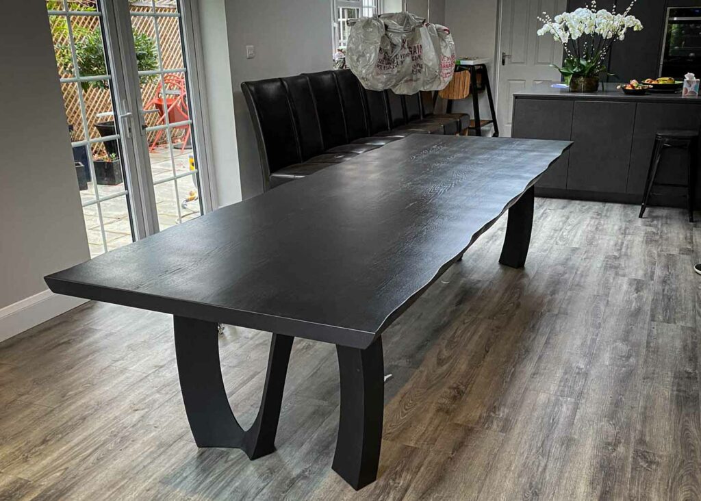 bespoke black dining table abacus tables project 1768 2