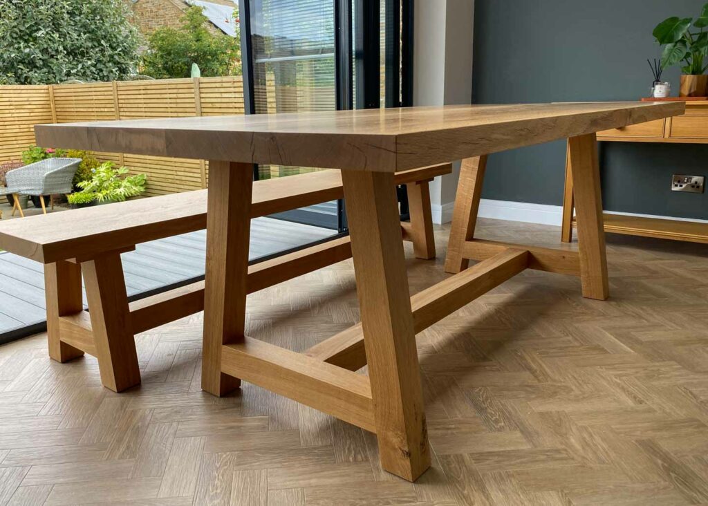 bespoke oak dining table project 2453 abacus tables 4