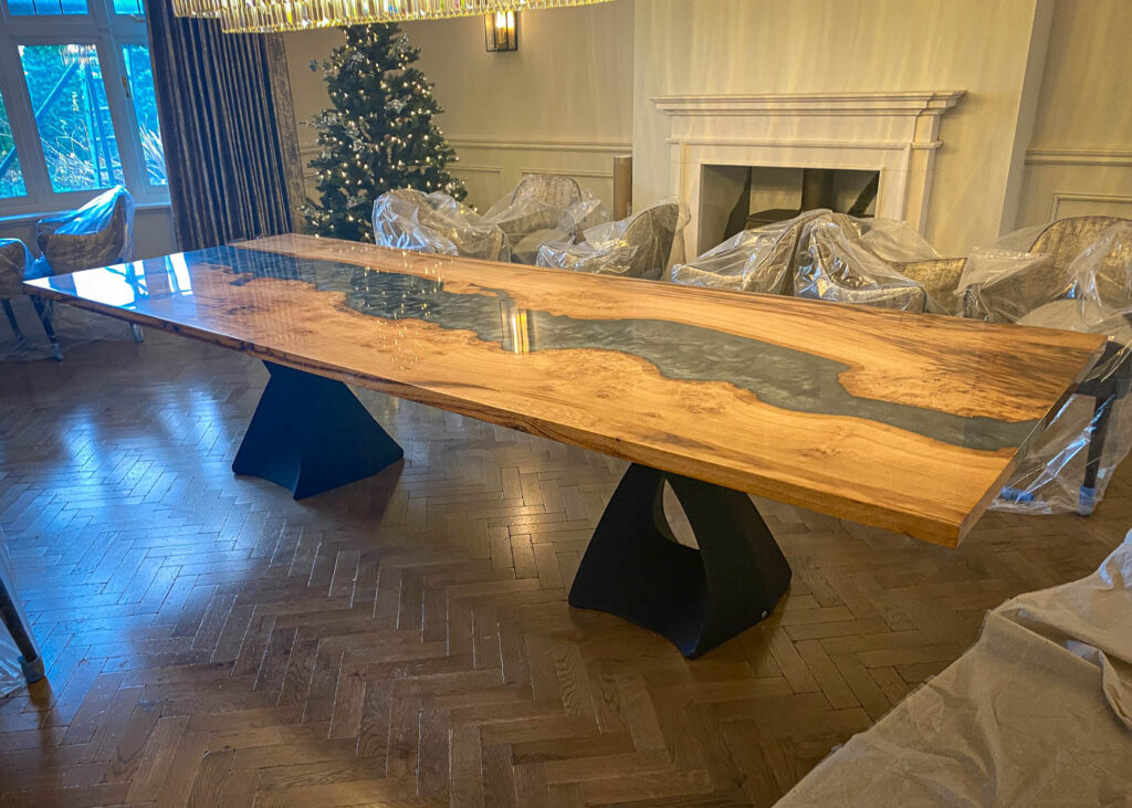 large resin river dining table abacus tables project 2451 2