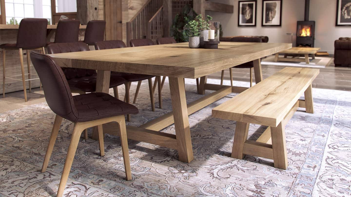 10 Seater Round Dining Room Table